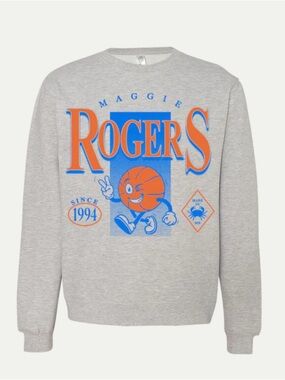 Maggie Rogers All-Star Graphic Crewneck Band Merch Sweatshirt